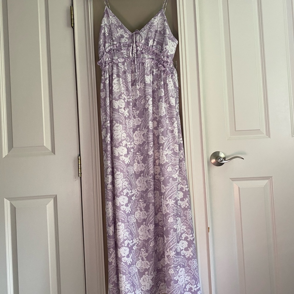 Large Lavender Maxi Dress
